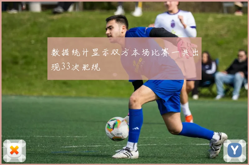 数据统计显示双方本场比赛一共出现33次犯规